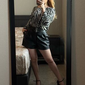 Kay Celine blouse zebra size M